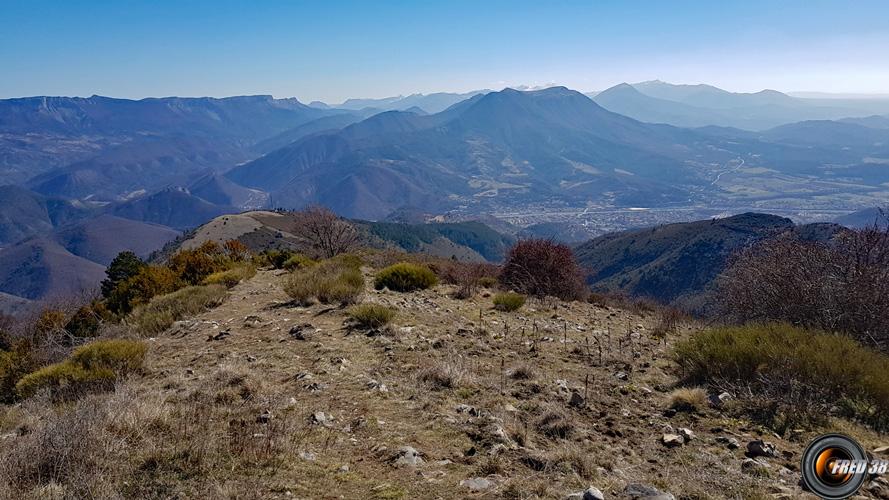 La crête de descente.