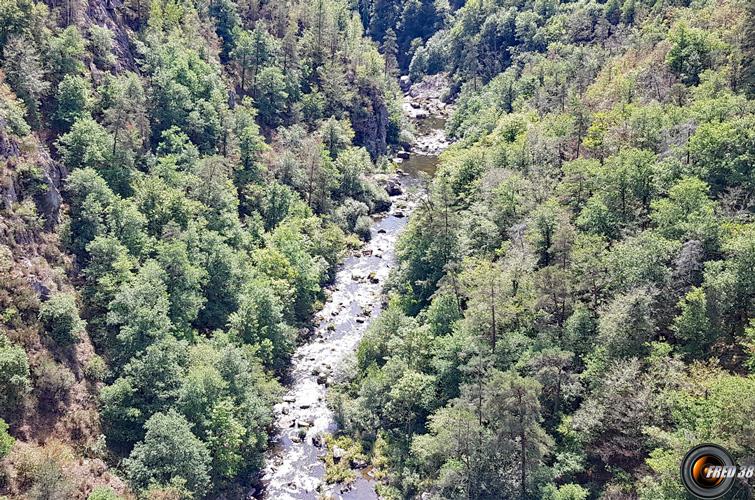 Vue sur le Lignon.