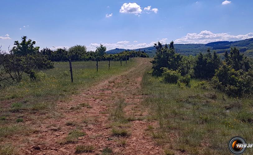 Sommet du mont de Pouilly.