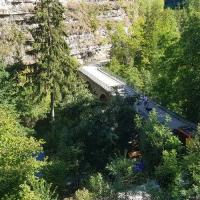 Arrivée sur le pont.