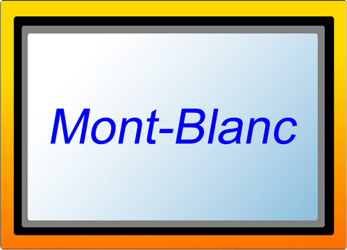 Logo touche massif mont blanc