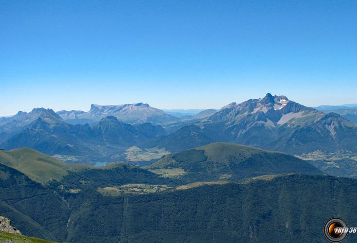 Vue sur le Dévoluy.