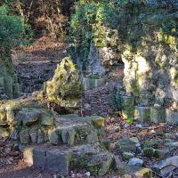 La chapelle en ruines.