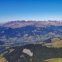 Vue sur les Aravis.