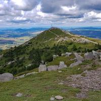 Vue sur le second sommet.