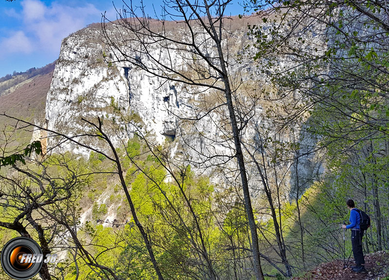 Sous le col de la Doriaz.