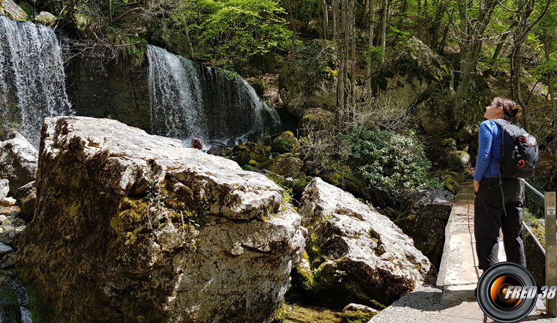 Les cascades de la Doriaz.