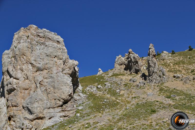 En montant au col de Veillos.