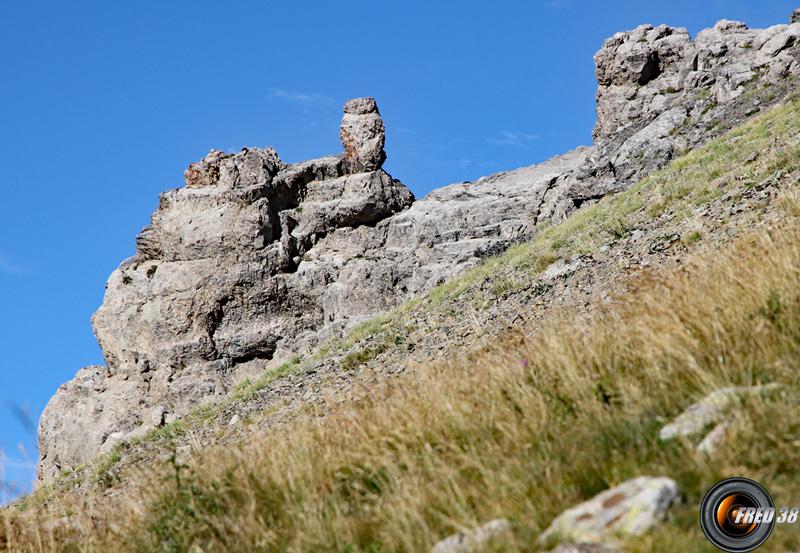 En montant au col de Veillos.