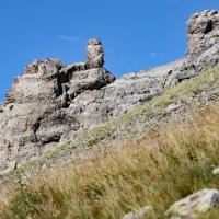 En montant au col de Veillos.