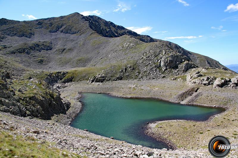 Lac Gros et sommet.