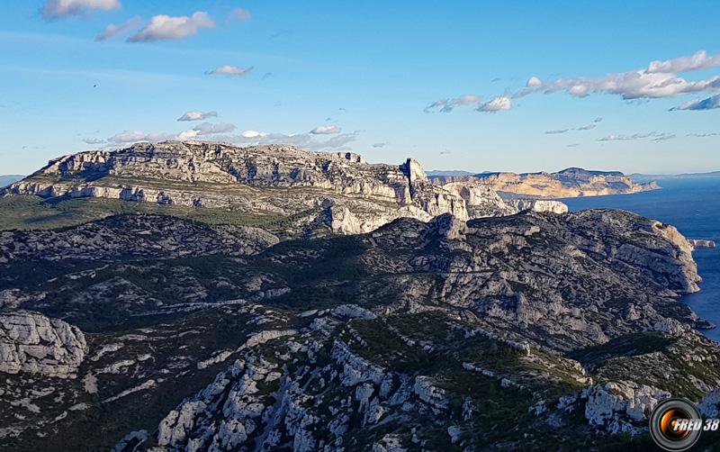 Mont Puget vu du plateau de l'Homme Mort.