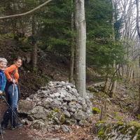 Dans la montée.