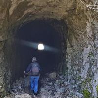 Le tunnel d'accès à la galerie.