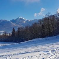Vue sur la pointe de la Galoppaz.