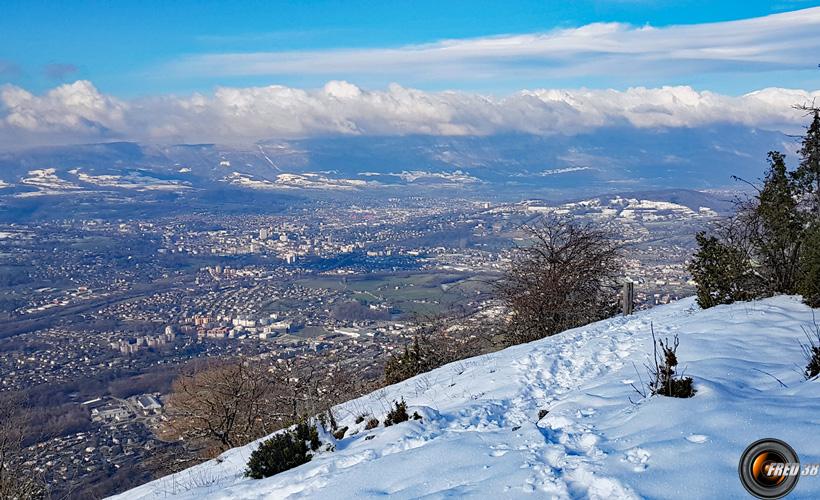 Vue sur Chambéry.