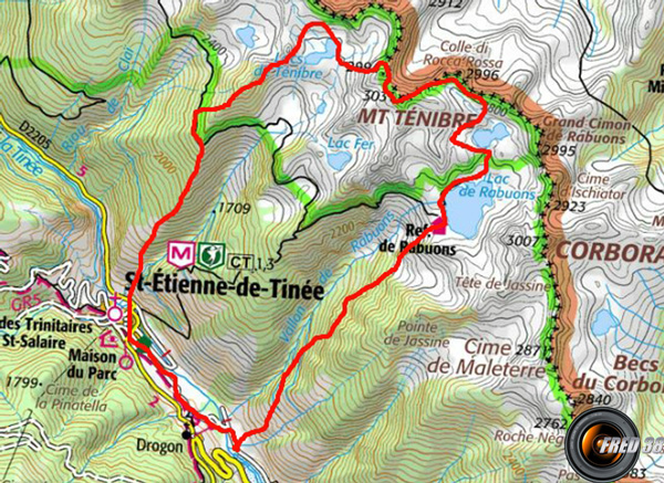 Mont tenibre carte0