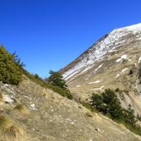 Arrivée au col de la Baisse.