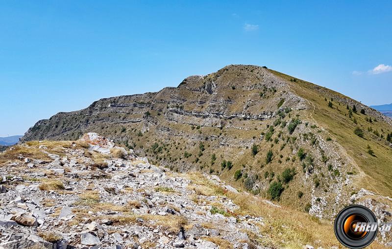 La montagne vue du Pic.