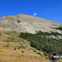 La crête montant au sommet.