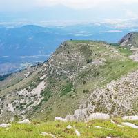 Les crêtes conduisant au sommet,