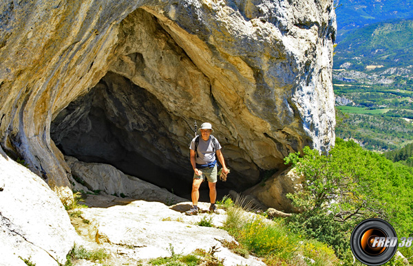 La sortie de la grotte