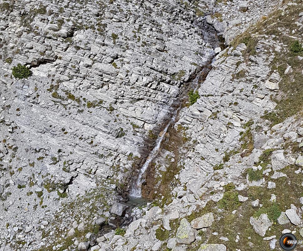 Cascade prés de la cabane de la Selle.