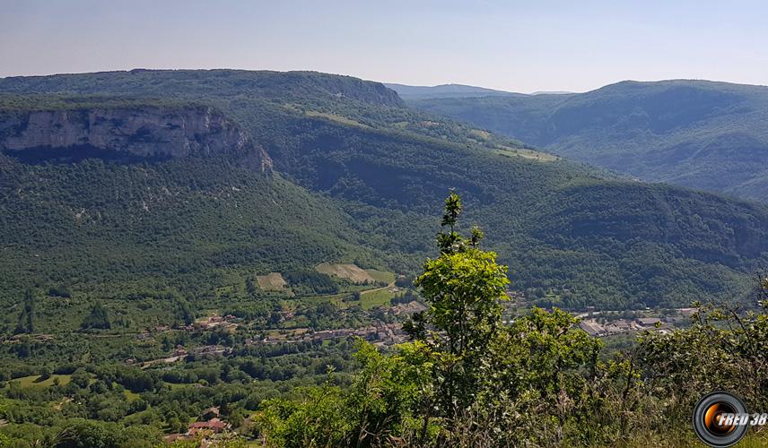 Vue sur la vallée.