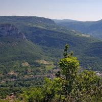 Vue sur la vallée.