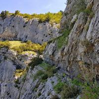 Traversée de la vire.