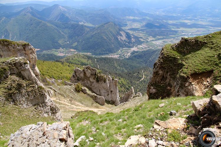 Vue sur la vallée.