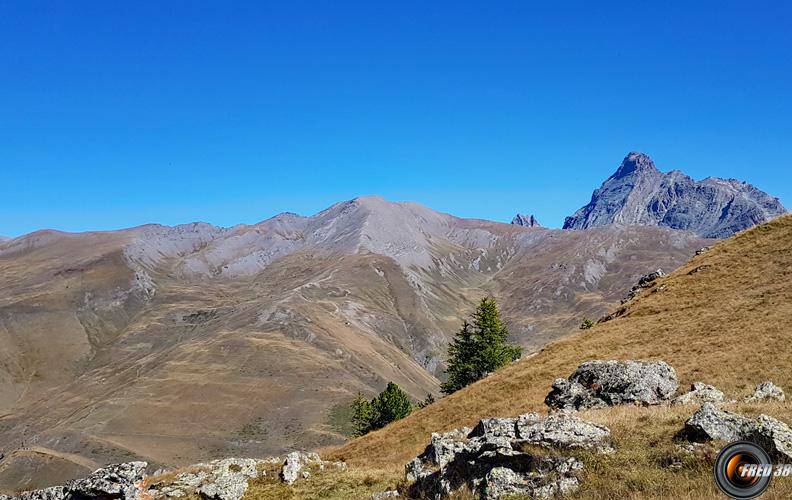 Monviso et punta Tre Chiosis.