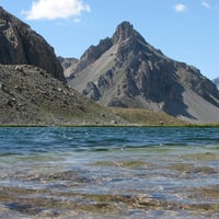 Lac de Roburent situé sur l'itinéraire.