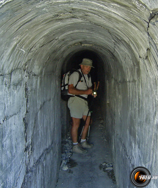Le passage du tunnel
