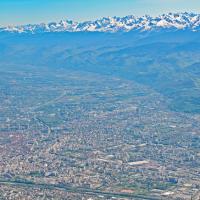 Grenoble et Belledonne vus du sommet.