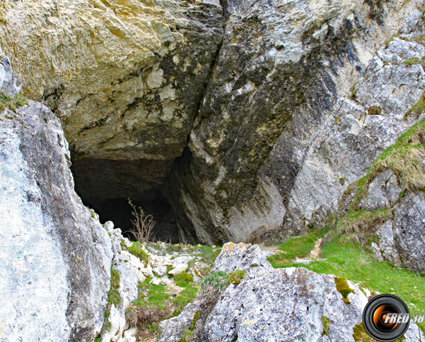 Entrée de la grotte.