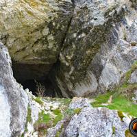 Entrée de la grotte.