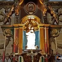 Statue de la Vierge dans la Chapelle.