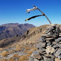En fond le Taillefer et la Pyramide