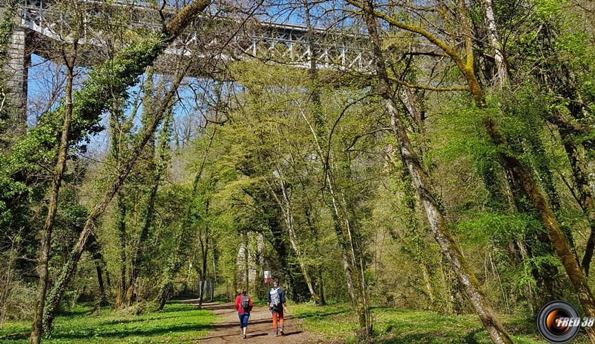 Sous le viaduc.