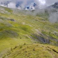 Le col vu du sommet