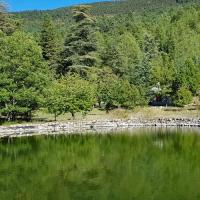 Le petit lac vers la cabane des Aubarets.