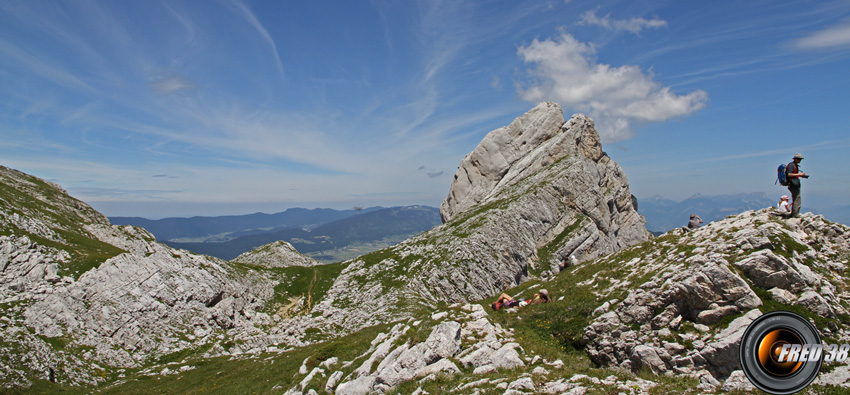 L'Arête du Gerbier au Pas de l'Oeille.