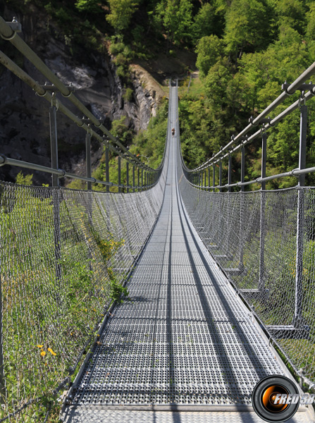 Passerelle sur l'Ebron.