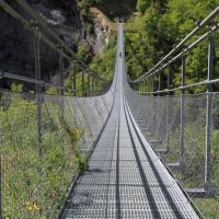 Passerelle sur l'Ebron.