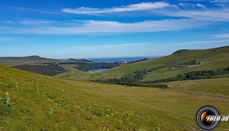 Vue sur le lac de Guéry