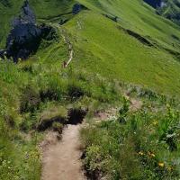 Sentier sur les crêtes