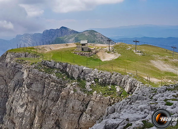 Le haut de la remontée du Belvédère.