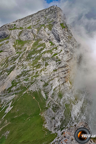 Le col des Moucherolles et la Grande Moucherolle.