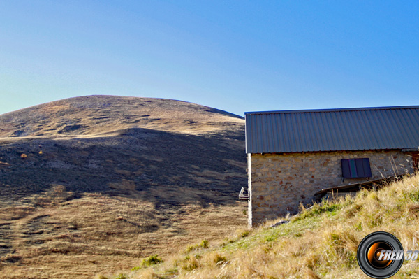 Le sommet vu de la cabane de Chalufy.